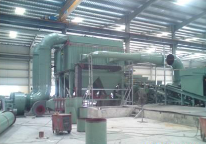 旋風布袋組合除塵器處理熱鍍鋅煙氣是可行的 旋風布袋組合除塵器處理熱鍍鋅煙氣是可行的